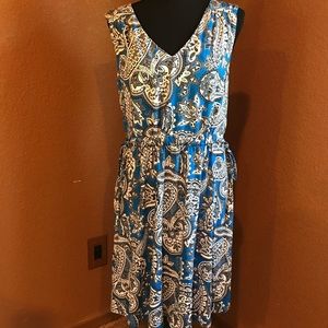 Cynthia Rowley Sleeveless paisley print dress